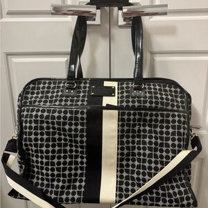 Kate Spade Black and White Travel Bag